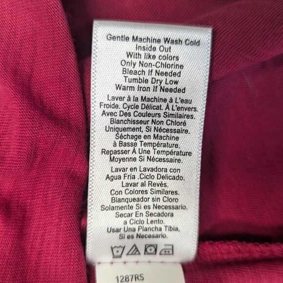 Nation Ltd. Size Small Berry Colored Off-Shoulder Top - Picture 6 of 15